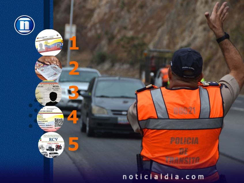Solo cinco documentos debes tener para que la PNB no te pueda sancionar