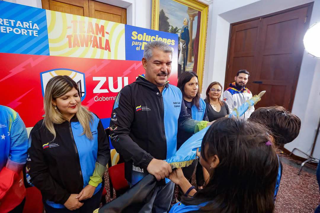 Delegación zuliana es abanderada rumbo a los XIX Juegos Deportivos Nacionales Estudiantiles 2025
