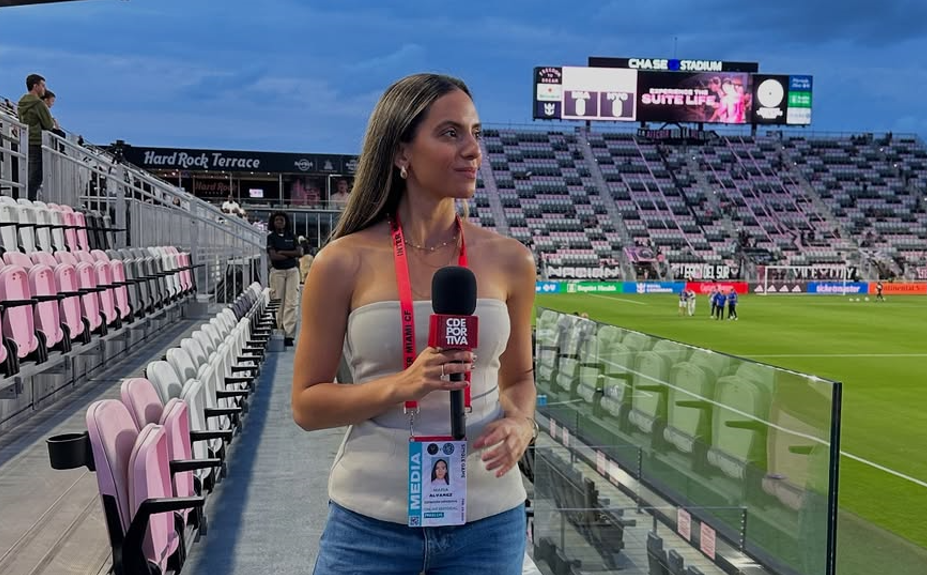 María Virginia Álvarez: periodismo deportivo internacional con acento zuliano