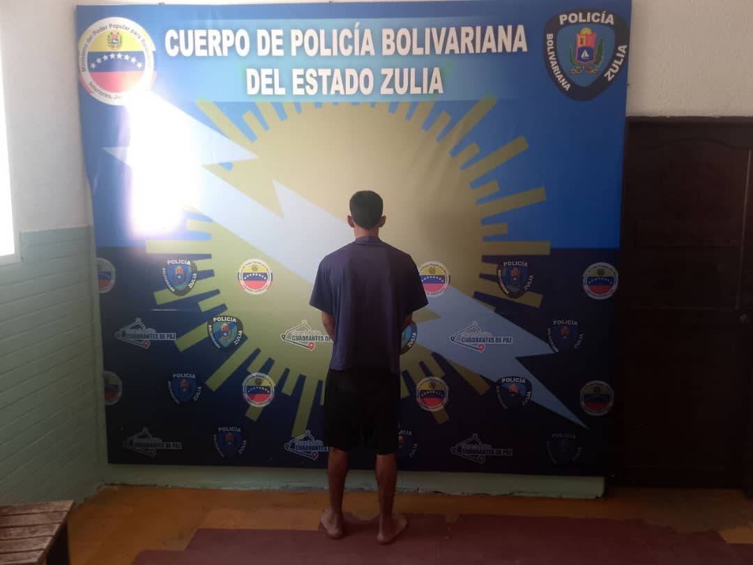 Azote con prontuario policial fue detenido por hurto en Machiques de Perijá