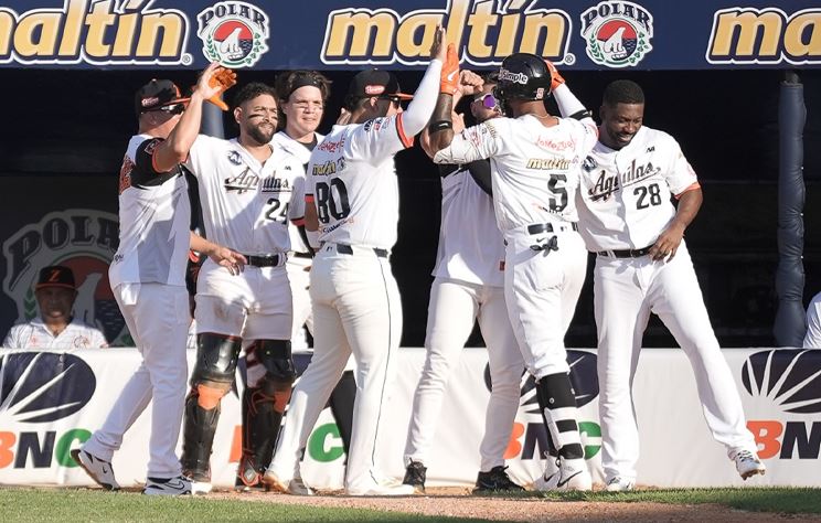 Águilas se llevó el primero de la doble tanda ante Caribes en Maracaibo