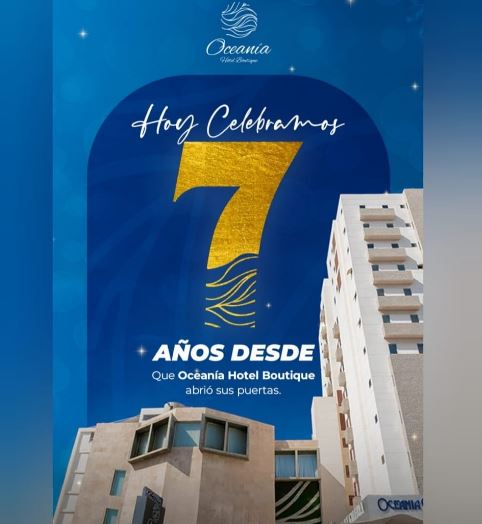 Oceanía Hotel Boutique: Celebrando siete años de experiencia y de éxitos con una ofrenda de gratitud a la Chinita y a su talento humano