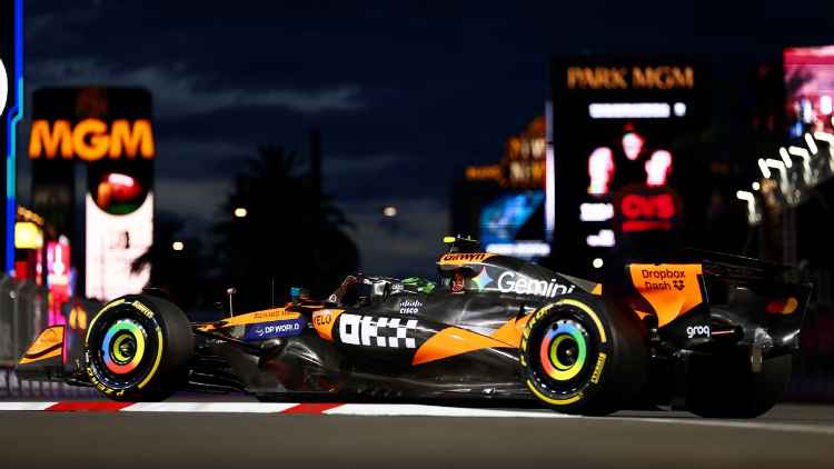 Norris lidera sesión de entrenamientos del Gran Premio de Las Vegas