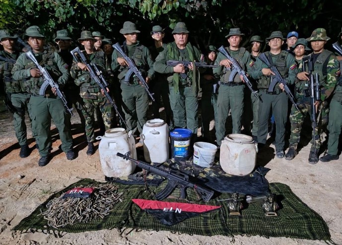 FANB destruyó guarida del ELN en el Sur del Lago