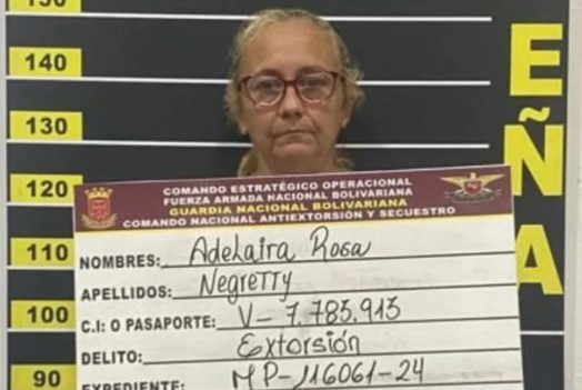Condenan a 13 años y cuatro meses de prisión a septuagenaria vinculada a un red de extorsión en el Zulia
