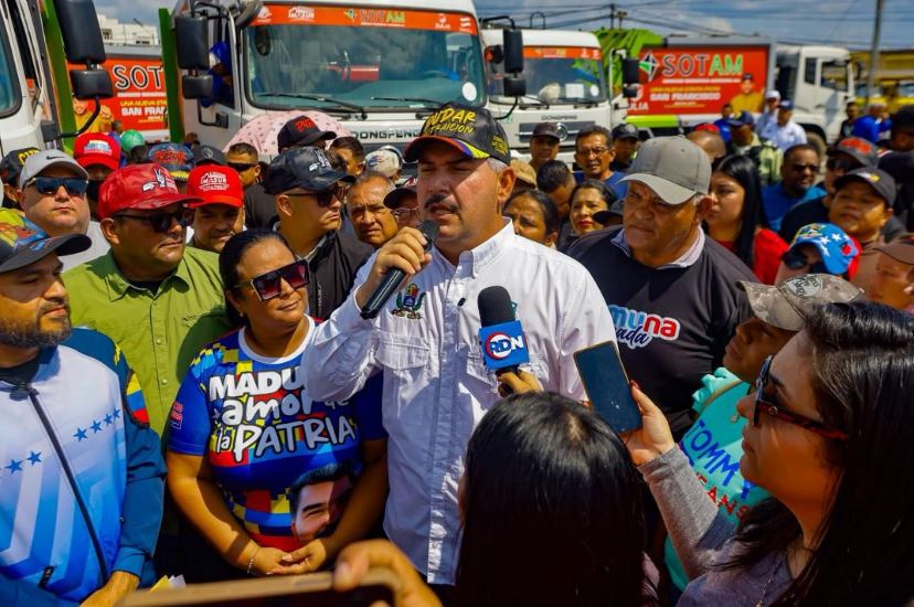 Gobernador Caldera fortalece recolección de desechos sólidos en San Francisco con entrega de flota vehicular