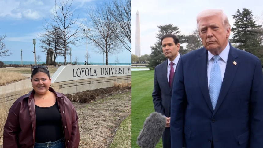 Trump vincula asesinato de estudiante en Chicago con políticas migratorias de Biden