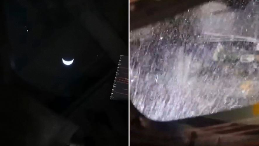 La nave espacial Orión de la misión Artemis II descarga aguas residuales