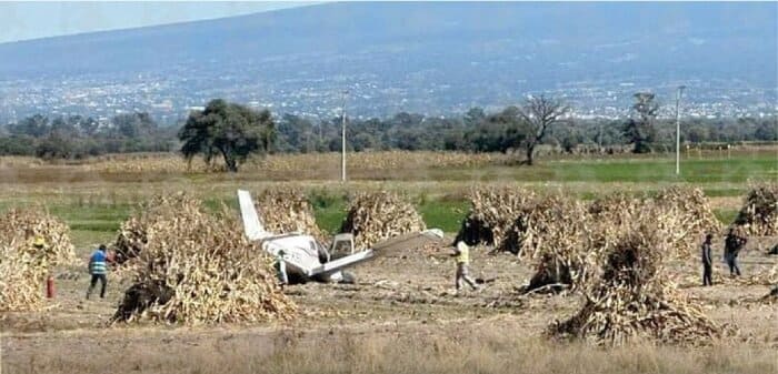 Siniestro aéreo en Puebla: Cuatro fallecidos tras desplome de una avioneta