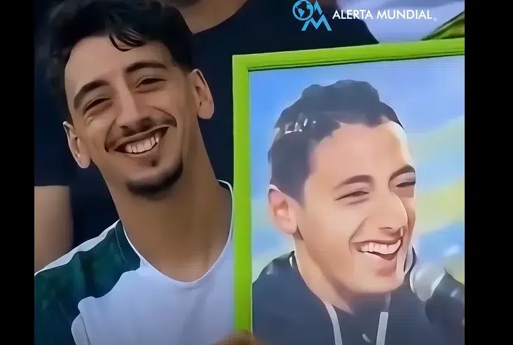 El regreso de un ícono: El argelino de la risa viral reaparece con su icónica expresión en el partido ante Argentina